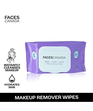 Fresh Clean Glow Makeup Remover Wipes - Gentle Cleansing Waterproof Mascara Removal Alcohol & Paraben Free (30 Wipes) | All Skin Types - Buy Online on GoSupps.com