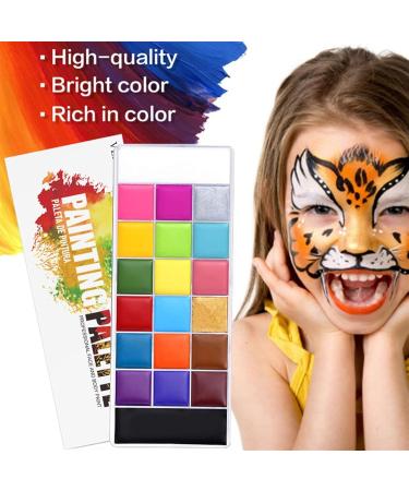 Professional 20 Color Face Painting Kit for Masquerade Parties | Holiday Body & Face Paint Set - Dress Up Essential - Buy Online on GoSupps.com
