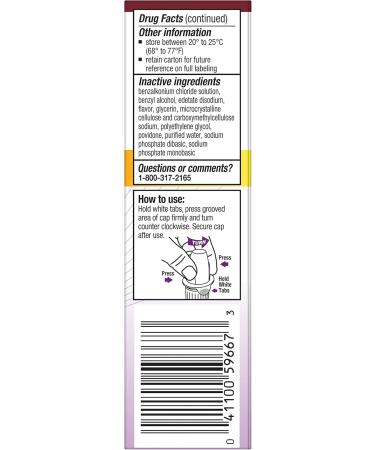Afrin Childrens, Extra Moisturizing Stuffy Kids Nasal Spray Pump Mist, Up to 12 Hour Nasal Congestion Relief for Cold or Allergy Symptoms, for Children Ages 6 & Up, 15 mL (Pack of 2) Purple 0.5 Fl Oz (Pack of 2) - Buy Online on GoSupps.com