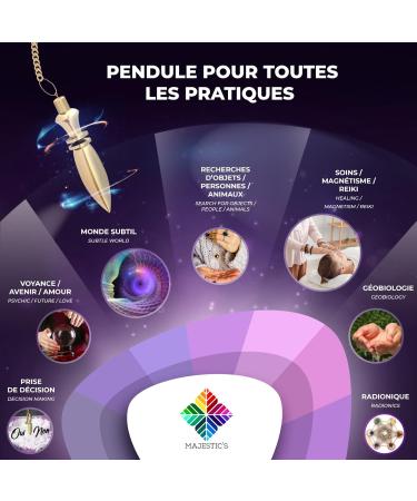 Buy Egyptian Thot Pendulum - Radiasthesia & Oracle Tools for Geobiology | Gold 38g - Buy Online on GoSupps.com