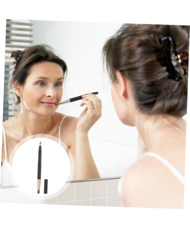 minkissy Retractable Lip Dual End Eyeshadow Lipstick Wands Concealer Brush Wand Travel Brush Tool Eyelash Applicator Brush Eyeliner Brush Smudge Stick Double Head Metal Miss - Buy Online on GoSupps.com