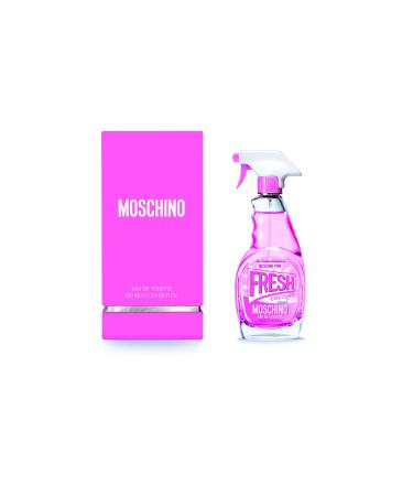 MOSCHINO Pink Fresh Couture for Women 3.4 oz Eau de Toilette Spray Floral Fresh 1 Ounce (Pack of 1)