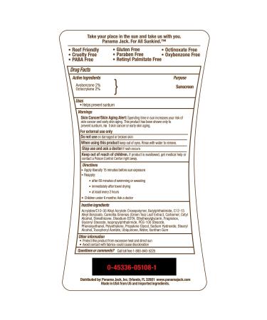 Panama Jack SPF 8 Tanning Lotion - Reef-Friendly, Antioxidant Moisturizing Formula (2 Pack, 6 FL OZ) - Buy Online on GoSupps.com