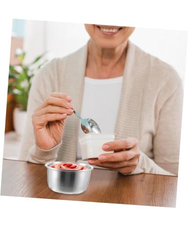 Ciieeo 100 Pcs Stainless Steel Sauce Pot Small Serving Dish Ice Cream Plates Soy Sauce Container Au Jus Steel Condiment Dishes Dessert Containers Sauce Dipping Bowls Metal Seasoning Bowl Mx10pcs As Shownx10pcs - Buy Online on GoSupps.com