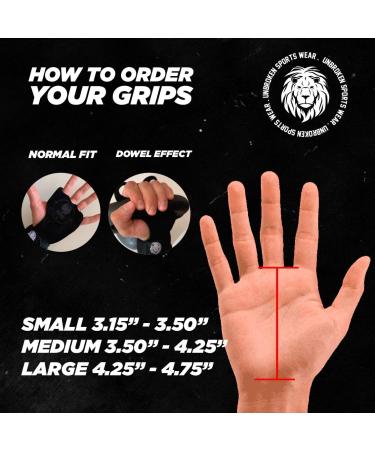 Unbroken Sports Wear Gymnastics Grips - Black Suede Leather + Neoprene Wrist Support, Red Medium - Buy Online on GoSupps.com