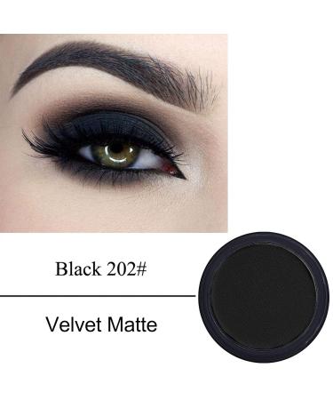 Erinde Black Eyeshadow Palette - Waterproof High Pigment Matte Nude Tones | Long-Lasting 202 Black Shades for Stunning Eye Makeup - Buy Online on GoSupps.com