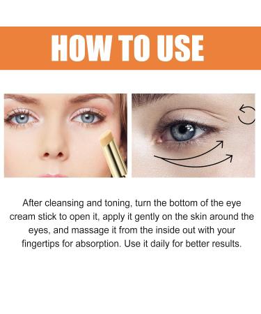 Vitamin C Eye Balm for Dark Circles - Retinol Eye Serum | Hydrating Eye Treatment (1pcs - Buy Online on GoSupps.com