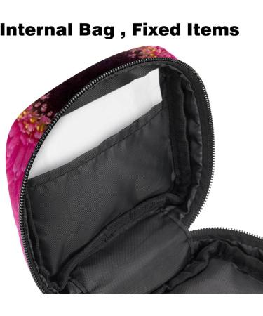 Women's Pink Daisy Flower Tampon Storage Bags | Stylish & Functional Binding Pocket Zip Bags - Buy Online on GoSupps.com
