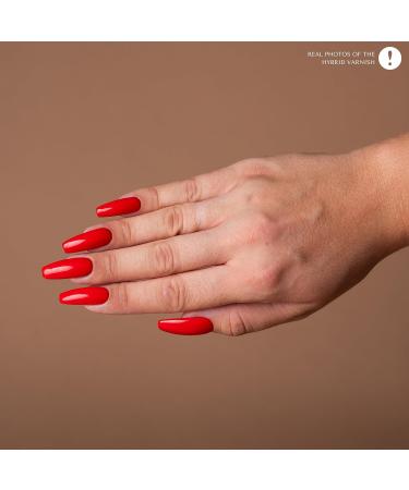 INLAQ HEMA Free UV Nail Polish Red Devil 6 ml - gel nail polish free of HEMA - gel polish UV varnish in different UV LED gel colours 24 - Red Devil - Buy Online on GoSupps.com