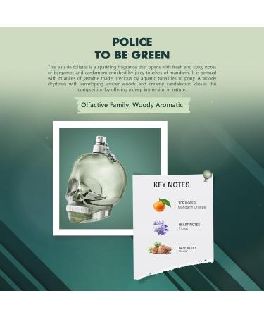 Police to Be Green for Unisex - 4.2 oz EDT Spray - Buy Online on GoSupps.com