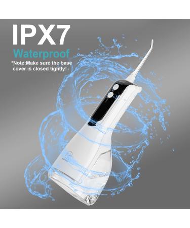 Buy Cordless Water Flosser - IPX7 Portable Oral Irrigator with LED Display 5 Modes & 4 Jet Tips | USB Rechargeable Teeth Cleaner for Home & Travel - Buy Online on GoSupps.com