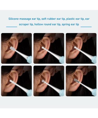 Ear Cleaner Portable Visual Ear Pick Set USB Charging 6Pcs Multiple Care with LED Light for Home - Buy Online on GoSupps.com