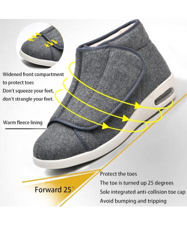 TDHLW Diabetic Shoes - Lightweight Breathable Walking Sneakers for Women Men with Swollen Feet - Adjustable Closure - Black - Buy Online on GoSupps.com