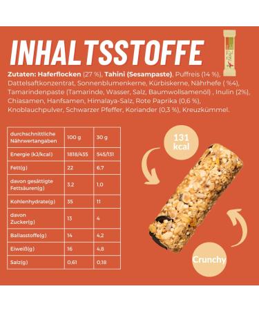 Zbarz Vegetable & Energy Vegan Bars - Sugar-Free Salty Paprika Flavor 12 Count | Ideal for Cycling Hiking & Everyday Energy - Buy Online on GoSupps.com