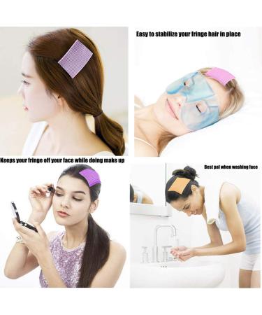 40Pcs Hair Fringe Stickers Magic Bangs Hair Pads - Self-adhesive Hair Patch in Red, Purple & Black - Cute Hairpins Hook, Magic Hair Fixed Clip Accessories (Color Random) - Buy Online on GoSupps.com