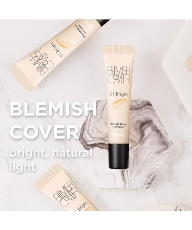 Hanskin Blemish Cover Full Coverage Concealer - Semi Matte Creamy Formula for Flawless Finish - Korean Cosmetic [Bright/9g] - Buy Online on GoSupps.com