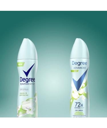 Degree Antiperspirant Spray Deodorant for Women Apple & Gardenia 72-Hour Protection 3.8 Ounce (Pack of 3) Apple and Gardenia 3.8 Ounce (Pack of 3) - Buy Online on GoSupps.com