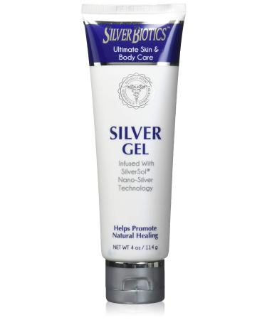 American Biotech Labs - Silver Biotics Solution - Colloidal Silver Gel - Silversol Nano-silver Infused silver -Structured Coloidal Hydrogel - 4 Oz. 20 Ppm Colloidal Silver, Pack Of 2