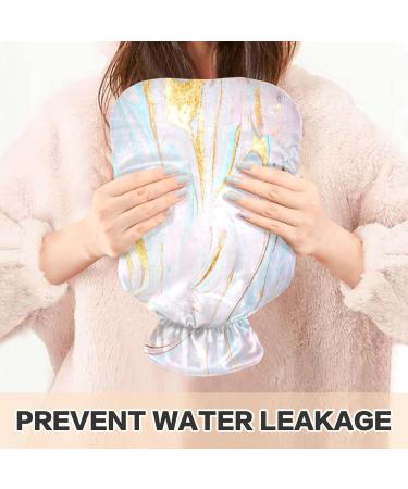Pastel Marble Heat Bottle - 1L Transparent Warm-Up Bag for Pain Relief | Ideal Hot Cold Compress for Cramps Back Shoulder | Perfect for Kids Men & Women - Buy Online on GoSupps.com