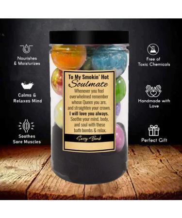 Sassy Bomb Handmade Bath Bombs - Luxury Spa-Grade Bath Bombs for Women | Perfect Gift for Valentine's Day, Mother's Day, Anniversaries & Birthdays - Buy Online on GoSupps.com