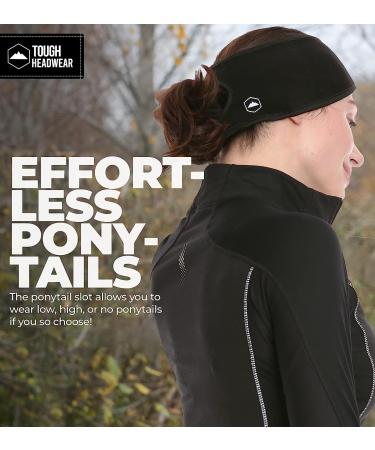Ponytail Headband for Women - Fleece Ear Warmer for Running and Outdoor Activities in Cold Weather - Buy Online on GoSupps.com