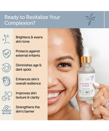 Recover Vegan Vitamin C Serum for Aging Skin | Stabilized Vitamin C E & Ferulic Acid | Natural Vit C with Coconut & Jojoba Oil - 2 oz - Buy Online on GoSupps.com