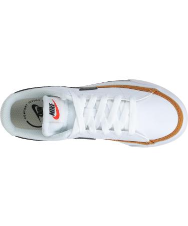 Nike Men's Court Legacy Gymnastics Shoe 10 White Black Desert Ochre | Gum Light Brown - Shop Now! - Buy Online on GoSupps.com