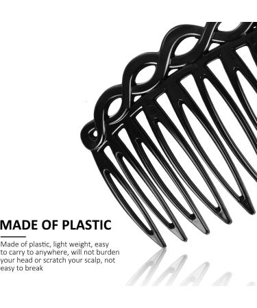Prasacco 16 Pieces Hair Combs for Women Accessories French Hair Side Combs Plastic Twisthair Hair Accessories Comb Hair Clips Bridal Wedding Veil Teeth Hair Combs for Girls - Buy Online on GoSupps.com