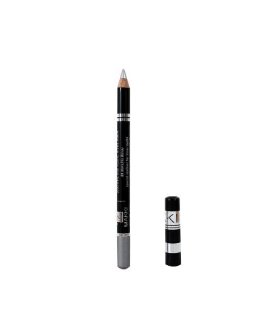 Makki 08 Shimmery Silver Waterline Kajal Special for Inner Eyelids - Vitalising & Waterproof - Sensitive Eyes - Hypoallergenic