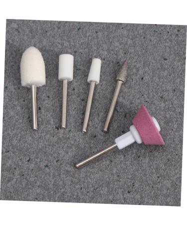 HONMEET 2 Boxes Nail Grinding Head Kit Drill Bits for Nails Nail Bit Nail Polishing Head Manicure Nail Gel Polish Nail Art Kit Home Pedicure Kit Para U as Nail Kits Nail Polisher Kit White - Buy Online on GoSupps.com
