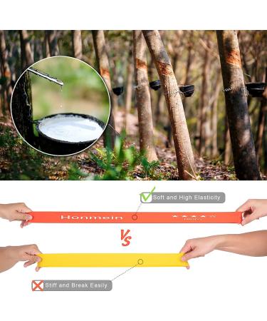 8-Piece Honmein Resistance Bands Set for Home Fitness - 5 Levels, Natural Latex, Instruction Guide & Carry Bag - Buy Online on GoSupps.com