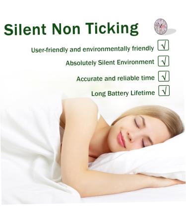 14-Inch Battery Operated Wall Clock - Non-Ticking Decorative Kitchen & Living Room Clock with Flower Bird Cage Design - Easy to Read & Accurate - Buy Online on GoSupps.com