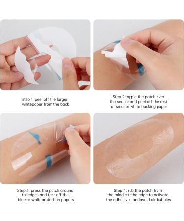 15 Waterproof Freestyle Libre 3 & Dexcom G6 Plasters | 30 Self-Adhesive Skin-Friendly 7cm Diameter Stickers for Swimming & Shower - Buy Online on GoSupps.com