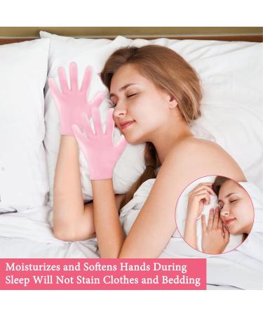 Moisturising Socks and Gloves Set 2PCS Silicone Sock and Gloves for Women Spa Gel Socks Hand Foot Care Pedicure Sock Anti Slip Aloe Socks for Repairing Dry Cracked Hands Feet Heels - Buy Online on GoSupps.com