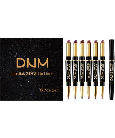 Tylyworth Long-Lasting Matte Lip Liner & Double-Sided Lipstick Set | Waterproof Non-Stick Cup Lip Makeup Cosmetics - Shop Internationally! - Buy Online on GoSupps.com