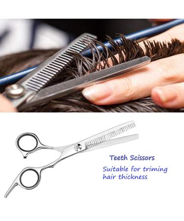 ESSOY Professional 6.7-Inch Thinning Shears Stainless Steel Haircut Scissors for Home Salon Barber - Hairdressing Scissor for Women Men Kids - Buy Online on GoSupps.com