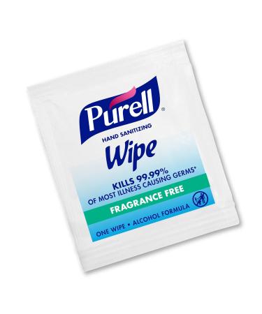 PURELL Alcohol Formula Hand Sanitizing Wipes, 100 Count Individually Wrapped (Pack of 10) - Fragrance Free - Buy Online on GoSupps.com