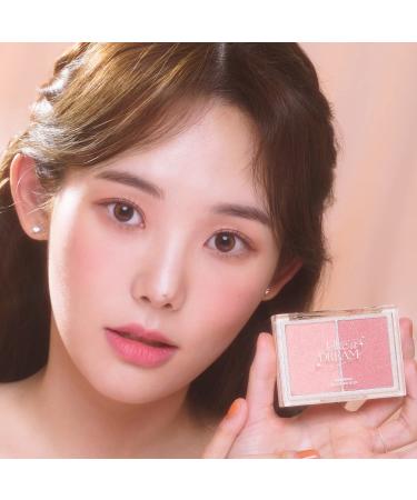 THESAEM Saemmul Blusher Box (02 Mono Pink) - High Pigment Blush Palette - Natural Matte Finish - Lightweight & Blendable - Sebum Control - 0.28oz - Buy Online on GoSupps.com