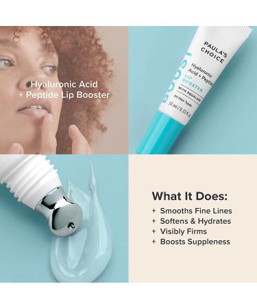 Paula's Choice BOOST Hyaluronic Acid + Peptide Lip Booster - Hydrating Treatment for Lip Volume and Firmness - Squalane Infused - 0.33 fl oz - Buy Online on GoSupps.com
