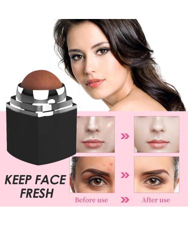 1PC Oil-absorbing Volcanic Roller Reusable Face Oil Control Tool Oil Control Blotting Tool Portable Oil Absorbing Ball Volcanic Stone Roller 2 - Buy Online on GoSupps.com