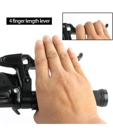 2pcs Mountain Bike Brake Levers - Aluminum Alloy Black Handles for Bicycle, Road Bike, MTB, BMX Cycling - Buy Online on GoSupps.com