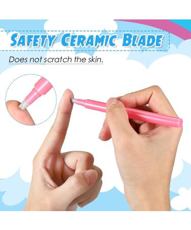 Parchment Paper Cutter Set - DIY Diamond Painting Precision Craft Knife Pen with Replaceable Blade (Pink/Blue) - Buy Online on GoSupps.com