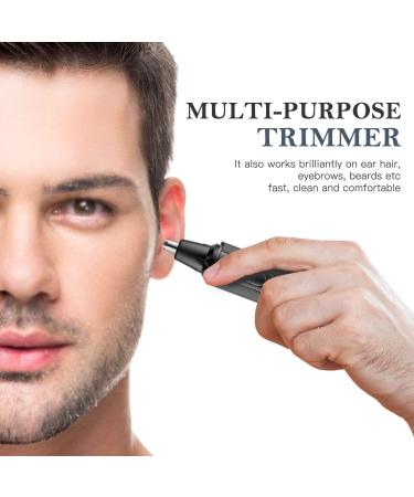 Waterproof Nose Hair Trimmer & Ear Clipper - Cordless Child Lock Easy Clean Wet/Dry Trimming Tool - Buy Online on GoSupps.com