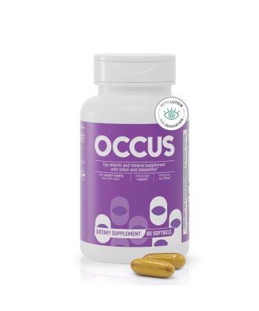 Nutra Nutrition Eye Vitamins with Lutein & Zeaxanthin Vision Support Supplement with Beta Carotene, Zinc & Vitamin A 60 Softgels