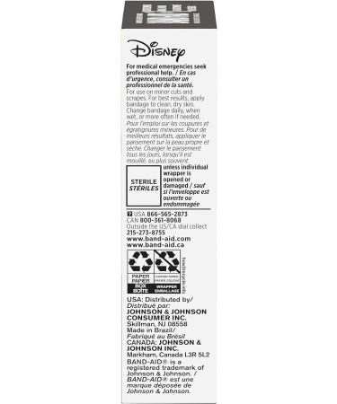 Band-Aid Adhesive Bandages with Disney's Mickey Mouse Fun Designs - 20 Count - Buy Online on GoSupps.com