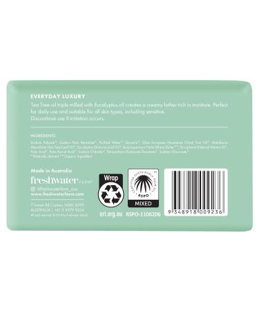 Invigorating Castile Body Bar | Tea Tree & Eucalyptus Oil | Natural Triple-Milled Soap with Organic Shea Butter - International Shipping Available - Buy Online on GoSupps.com