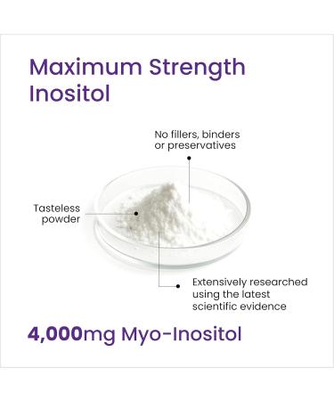 Proceive Myo Inositol Supplement for Women, 4000mg High Strength Myo Inositol for Reproductive Wellness and Pre Conception Support, Vegan Powder Drink Mix, Gluten Free, 30 Packets, Unflavored Myo-Inositol - Buy Online on GoSupps.com