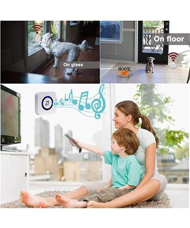 Buy Chunhee Wireless Dog Door Bell - 55 Ringtones 5 Volume Levels Waterproof Transmitter - Perfect Pet Doorbell Sensor for International Shipping - Buy Online on GoSupps.com