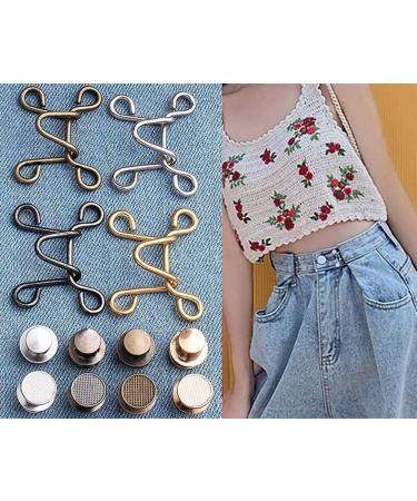 WZT 20 Pieces Adjustable Waist Buckle Extender Set - Perfect Fit Instant Button for Jeans and Pants - Waist Extender Button for Comfortable Wear (20 Pcs) - Buy Online on GoSupps.com