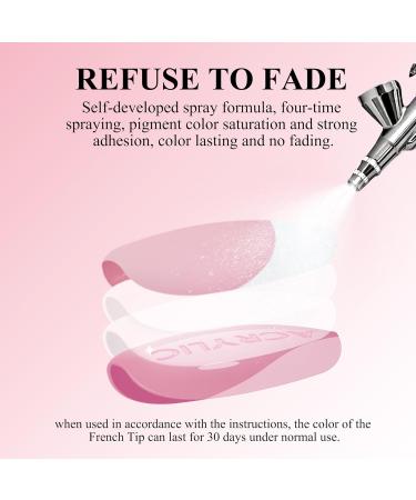 White French Tip Press on Nails | Jofay Fashion 320 Pcs Long Square Pre-Applied Primer & Base Coat - 16 Sizes Available - Buy Online on GoSupps.com